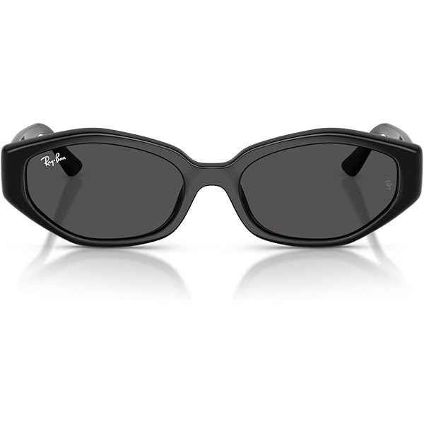 Amazon.com: Ray-Ban RB4430 Zena Sunglasses, Black/Dark Grey, 49 mm